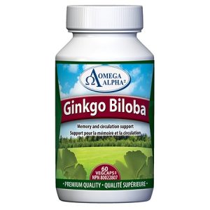 Ginkgo Biloba Capsules - 60 capsules