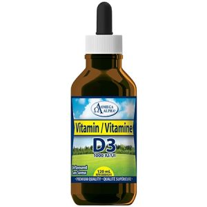 Vitamin D3 1000 IU Regular - Unflavored, 120 millilitres