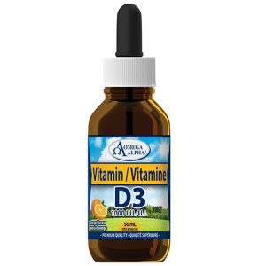 Vitamin D3 1000 IU Regular - Orange, 50 millilitres